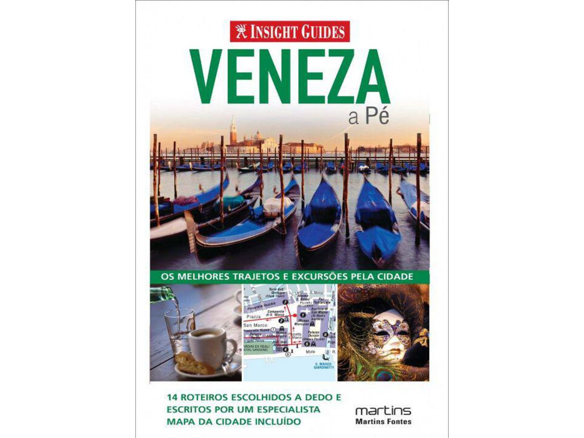 Libro Veneza a Pe de Charles Berlitz (Portugués do Brasil)