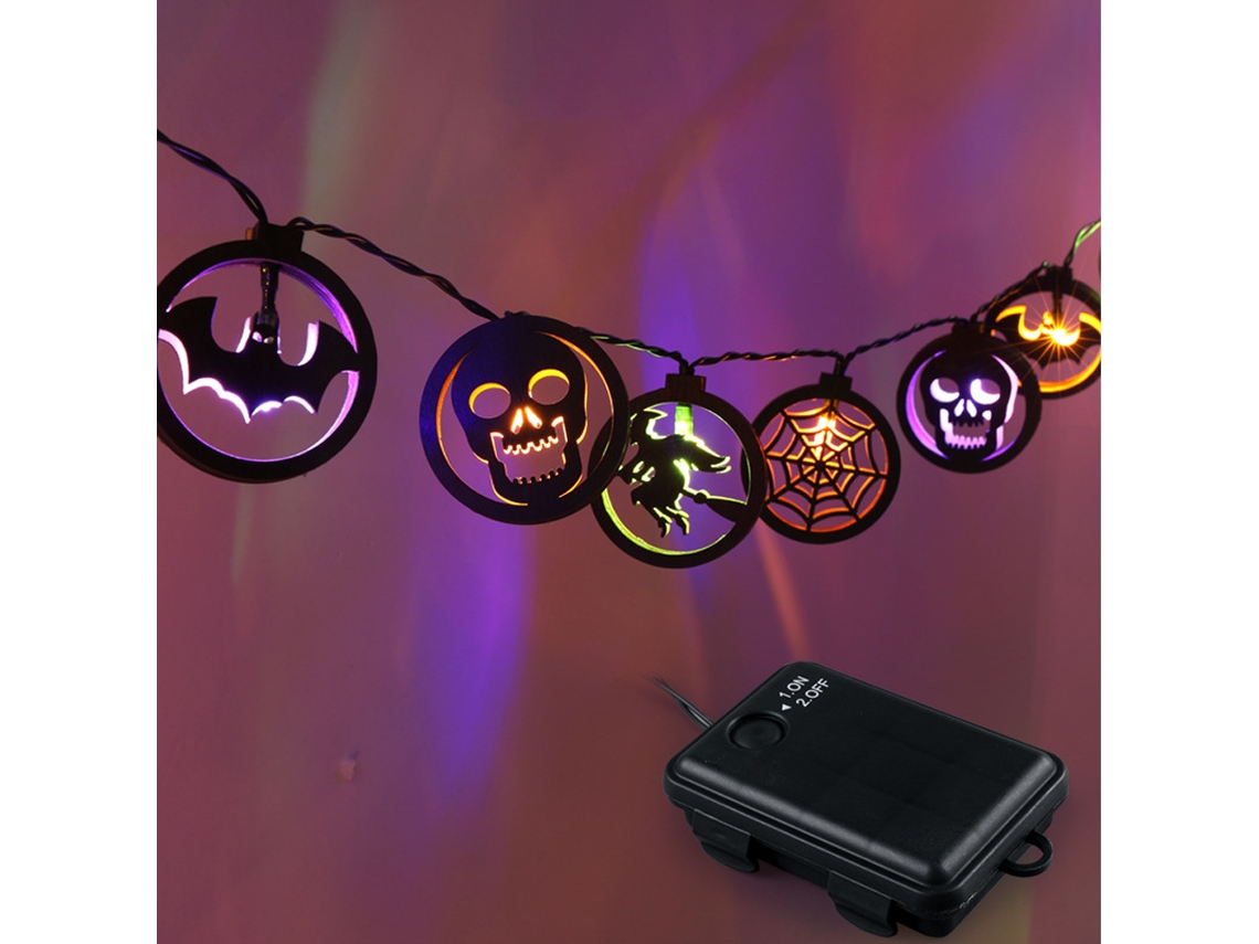 Luces de Halloween, luces decorativas de interior para fiestas en el hogar y al aire libre KOFIHETY