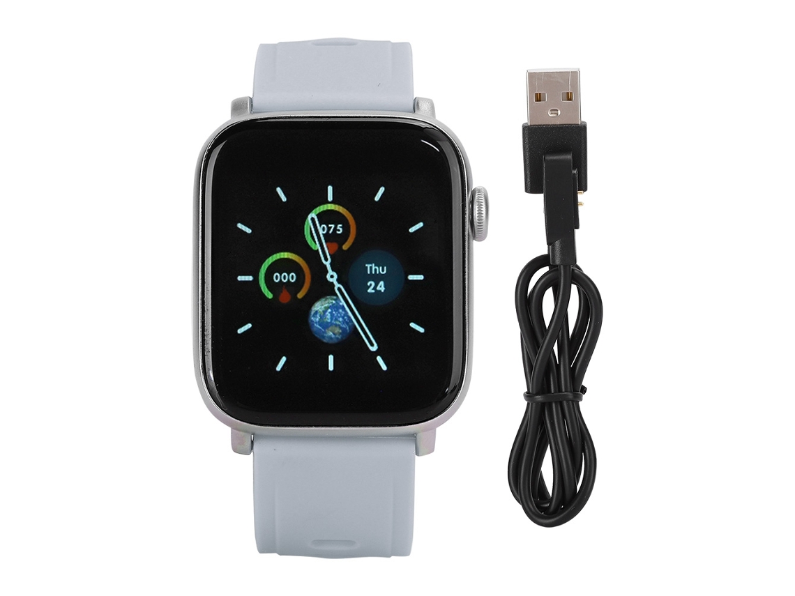Reloj Inteligente Se02 Con Pantalla Multifuncional Táctica, Deportivo, Resistente Al Agua Ip68, Gris.
