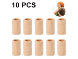 Juego De 10 Protectores Elásticos Para Dedos Para Deportes Y Actividades Diarias.