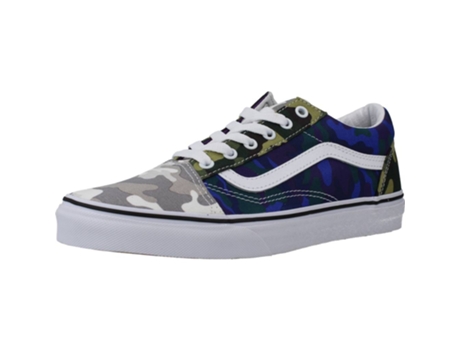 Zapatillas de Niños VANS Jn Old Skool Piel Multicolor (38.5)