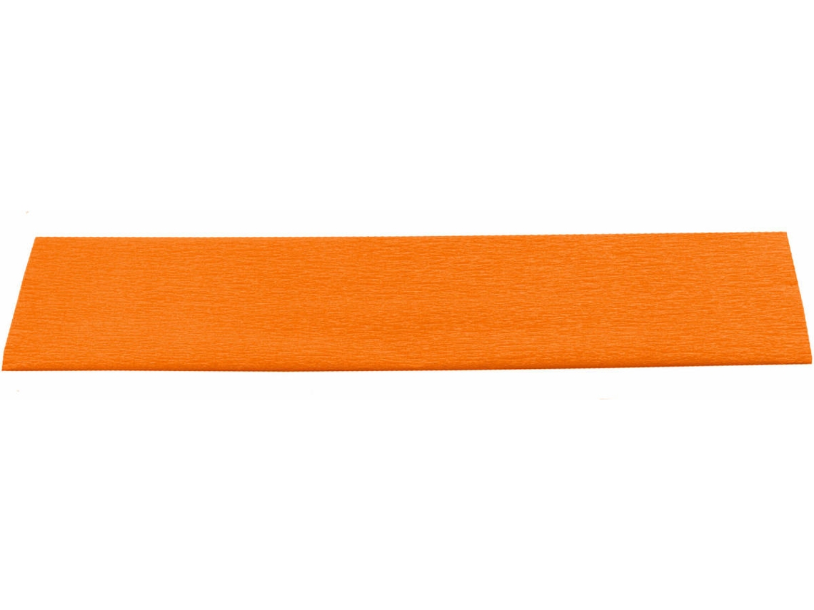 Papel Crepé WEROLA (Naranja - 0,5 x 2,5 m)