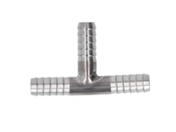 Conducto En Forma De T Con Ganchos, De 3 Vías, De Acero Inoxidable, De 8 Mm, Para Líquidos Y Gases, Con Buen Sellado.