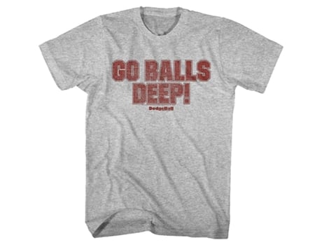 Camiseta ROCKINSTONE Go Balls Deep Dodgeball (S)
