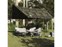 Lona De Camping Impermeable Camuflaje 438x376x212 Cm
