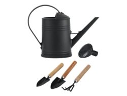 Regadera de boca larga, moderna, cabeza negra slowmoose