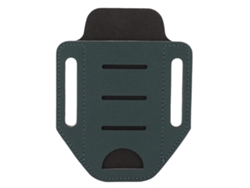 Funda de cuero para multiherramienta EDC, organizador de un solo bolsillo para cinturón, linterna y camping.