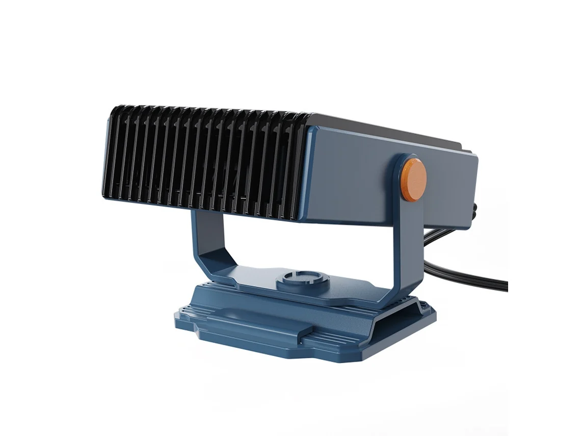 Calentador De Coche De 12 V Con Calefacción Rápida Desempañador Y Descongelador De Parabrisas Giratorio 360° (azul Oscuro) Cuich