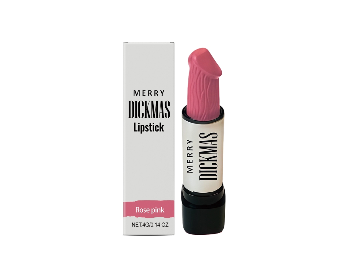 Labial mate rosa claro para Navidad, fiesta secreta, larga duración, ligero.