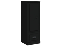 Aparador alto Maison Exclusive en derivados de madera negra (36x35,5x103,5 cm)