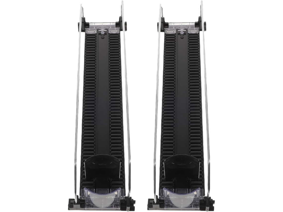 2 Piezas De Plástico Y Acero, Empujador De Bebidas, Organizador Automático Para
