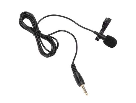 Mini micrófono con clip con conector de 3 5 mm Micrófono de condensador manos libres Micrófono para grabación de voz Grabación de audio video y