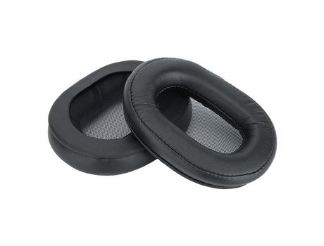 Par de orejeras negras almohadillas de repuesto para auriculares auriculares de algodón para Sony MDR-1ABT MDR-1RBT MDR-1RNC