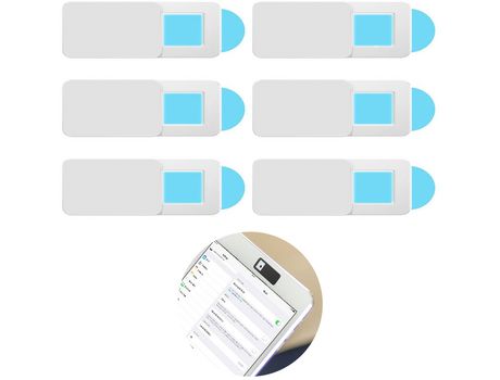 Cubierta de cámara web compatible con computadora computadora portátil teléfono inteligente cubierta deslizante de protección de privacidad (paquet...