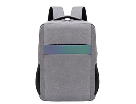 Mochila para computadora portátil de negocios de 15 pulgadas con puerto de carga USB bolsa impermeable para computadora de campus universitario