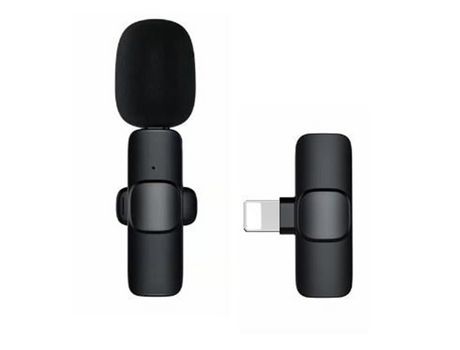Micrófono de solapa Lavalier inalámbrico - Micrófono de grabación de condensador omnidireccional inalámbrico para entrevista Video Podcast Vlog You...