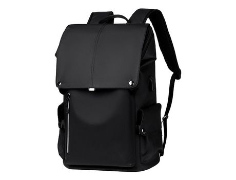 Mochila para computadora portátil Mochila impermeable para computadora de negocios con puerto de carga USB Adecuado para mujeres y hombres