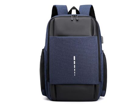 Mochila de viaje ultrafina y duradera para portátil con puerto de carga USB-Mochila para portátil de 15 6 pulgadas