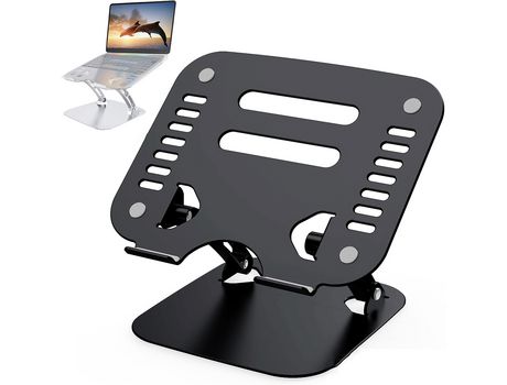Soporte para computadora portátil soporte para computadora portátil ajustable en ángulo de altura ergonómico Compatible con la mayoría de las compu...