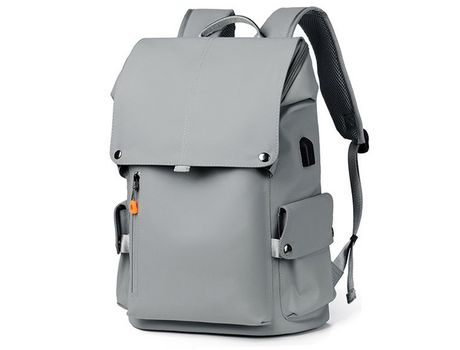 Mochila para computadora portátil Mochila impermeable para computadora de negocios con puerto de carga USB Adecuado para mujeres y hombres
