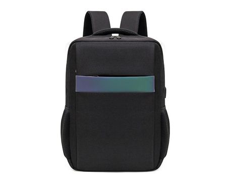 Mochila para computadora portátil de negocios de 15 pulgadas con puerto de carga USB bolsa impermeable para computadora de campus universitario