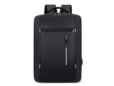Puede caber alrededor de 15 6 pulgadas de computadora - viene con puerto USB-Mochila de viaje antirrobo para computadora portátil