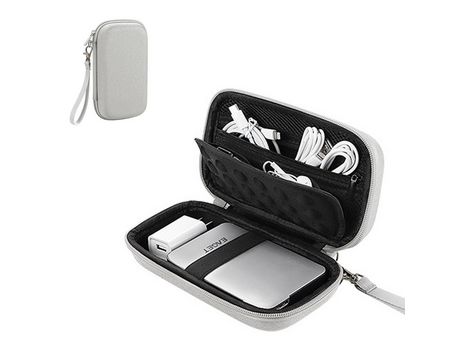 Adecuado para disco duro cargador teléfono móvil USB bolsa de almacenamiento de tarjeta SD - bolsa de almacenamiento de viaje pequeña