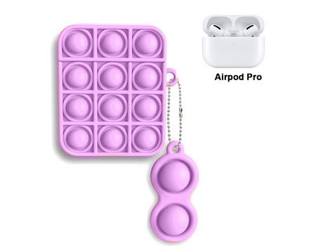Linda funda de AirPods para AirPods 1/2 y Pro mini funda de silicona a prueba de golpes con llavero
