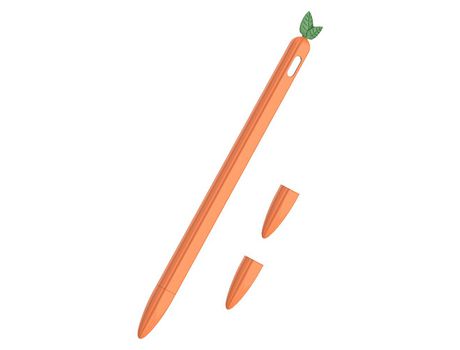 Funda protectora suave de silicona con diseño de frutas bonitas compatible con Apple Pencil 2nd Gen