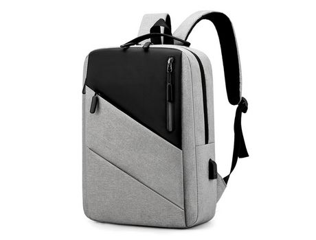 Mochila para portátil de 15 6 pulgadas mochila de viaje para portátil ultrafina y duradera con puerto de carga USB.