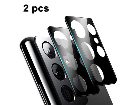 Pack de 2 Protectores de Lente de Cámara Compatible con Samsung Galaxy S21 Ultra 6.8