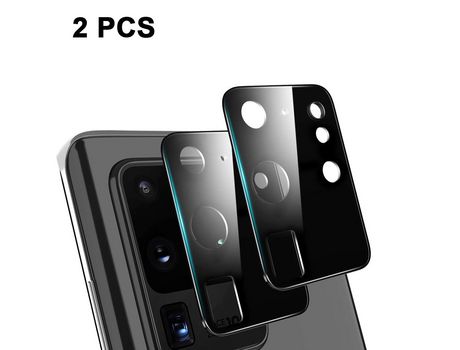 2 Piezas Película de Cristal de Cámara para Samsung Galaxy S20 Ultra - Fácil de Instalar