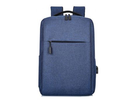 Mochila para computadora portátil adecuada para hombres y mujeres que viajan con puerto de carga USB