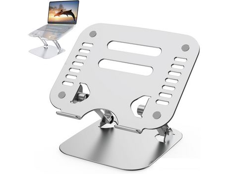 Soporte para computadora portátil soporte para computadora portátil ajustable en ángulo de altura ergonómico Compatible con la mayoría de las compu...