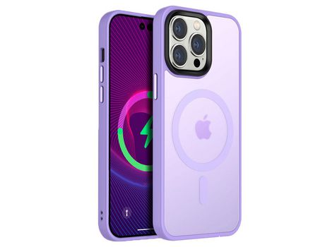 Estuche para teléfono con succión magnética esmerilada Teléfono de protección resistente a caídas