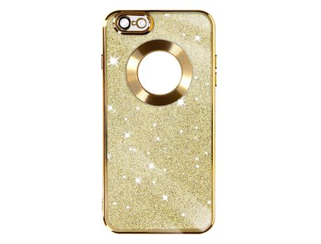 Carcasa para iPhone 6 & 6s Serie Protecam Spark Extraíble Glitter Dorado