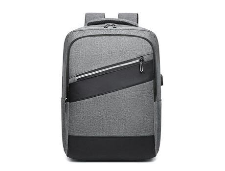 Mochila para computadora portátil mochila de negocios con puerto de carga USB adecuada para computadora portátil de 15.6 pulgadas.