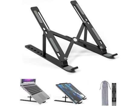 Soporte para computadora portátil Soporte de computadora ajustable de aluminio de 6 niveles