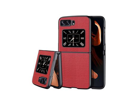 Funda trasera de cuero para teléfono Moto Razr 2022 funda protectora completa a prueba de golpes plegable con tapa para teléfono