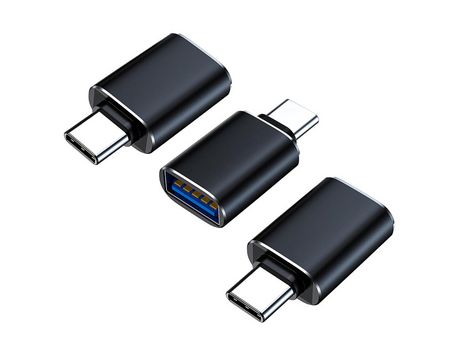 Adaptador ELKUAIE Usb C para Usb Conversor Tipo C Adaptador Usb C Macho para Usb 3.0 Hembra Pack con 3