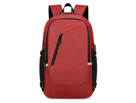 Mochila de viaje para portátil mochila impermeable antirrobo con candado y puerto de carga USB