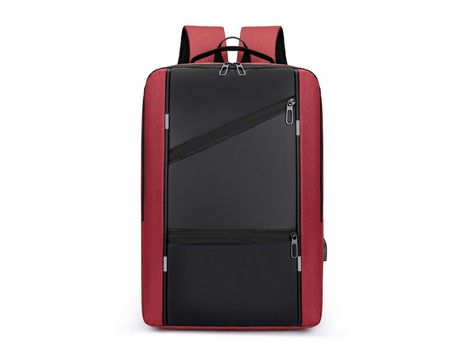 Mochila de negocios para computadora portátil de 15.6 : una bolsa duradera para computadora con puerto USB