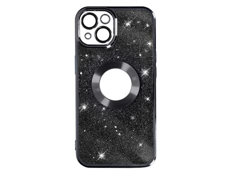 Carcasa para iPhone 13 Serie Protecam Spark Extraíble Glitter Negro