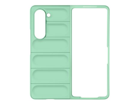 Carcasa para Samsung Galaxy Z Fold 5 Silicona Gel Flexible y Robusta Verde