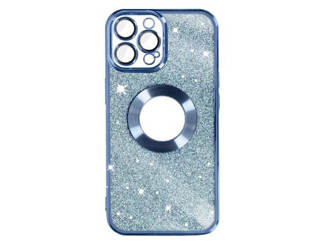 Carcasa para iPhone 12 Pro Max Serie Protecam Spark Extraíble Glitter Azul