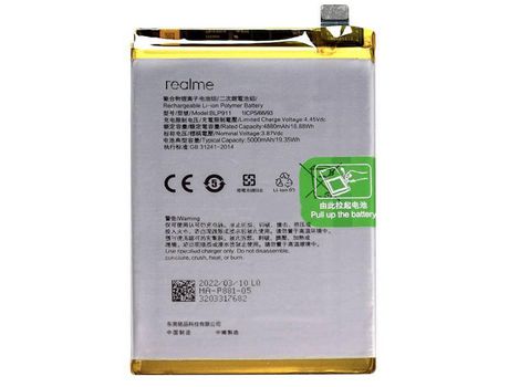 Batería Interno para Realme 9I 5000Mah 100%Reemplaza Blp911