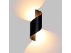 Lâmpada Parede Led Exterior Ip66 12w, Preto ZYBLSSBB