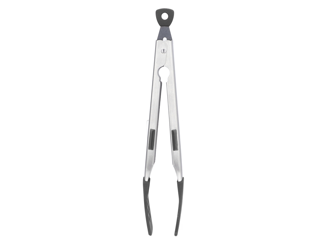 Pinzas de cocina de acero inoxidable 304 resistentes a la corrosión con revestimiento antideslizante para barbacoas, restaurantes y hornos.