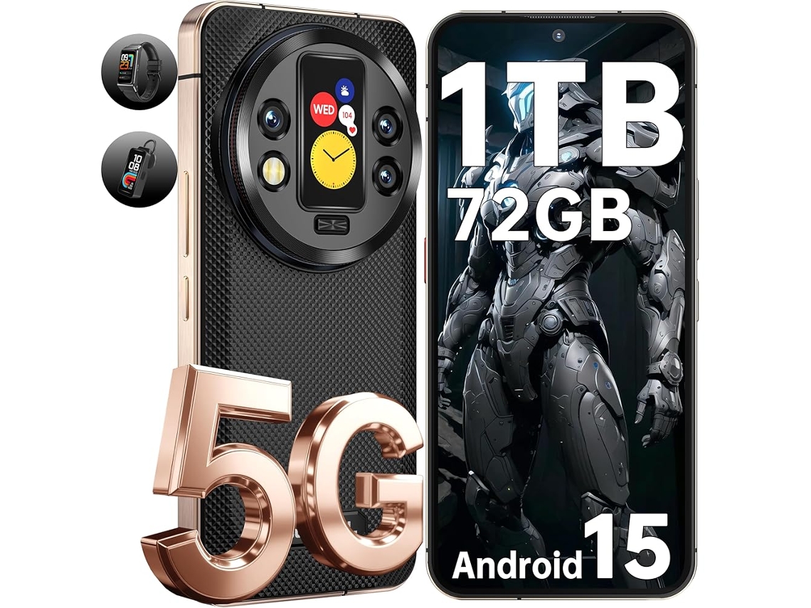 Smartphone Resistente 5g Oukitel Wp200 Pro 72 Gb 1 Tb 6.7" Fhd+ 120hz 8800 Mah 108mp + 32mp Nfc Otg Negro