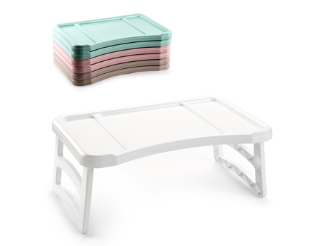 Bandeja Plegable para Cama o Sofá PLASTIC FORTE (Blanco)